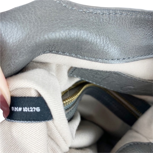 Foley & Corinna Lady Mid City Tote Taupe Tweed Leather Large - Picture 11 of 13